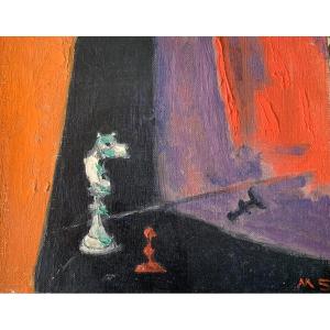 Marc Sterling - Chess - 1950 - Ukraine - Paris School