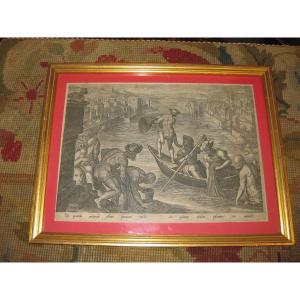 16th Century Engraving By P. Galle After J. Stradanus