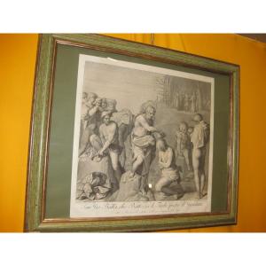 18th Century Engraving After Andréa Del Sarto.