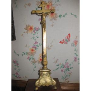Christ In Gilt Bronze XVII°