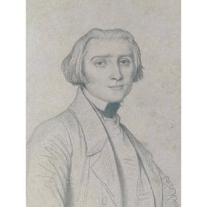 After Ingres - Portrait Of Franz Liszt
