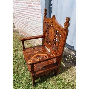 Anglo-indian Armchair - 19th Century
