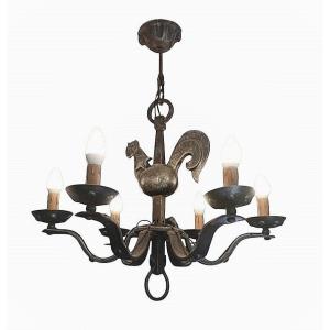 Rooster Chandelier - Marolles Workshop