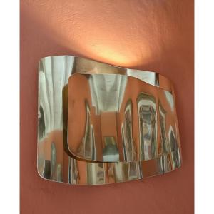 Large Copper Wall Lamp - 1960