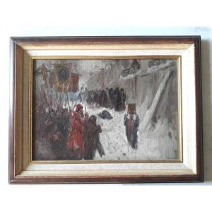 Oil On Canvas - Anatole Belokonny