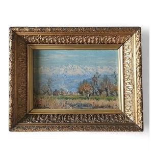 André Léon Albertin - Oil On Panel