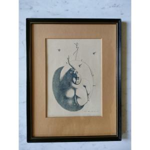 Oleg Tselkov - Aquatint And Etching - 1976