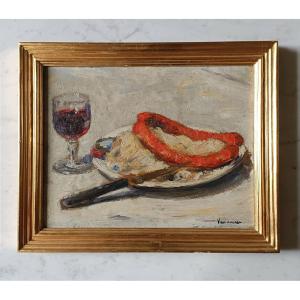 Maurice Vaumousse - Still Life With Sauerkraut