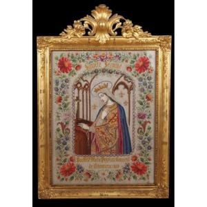 Very Impressive Petit Point Tapestry - Napoleon III