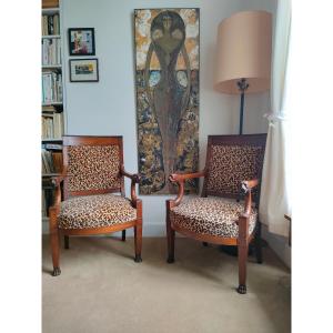 Jean-baptiste Demay - Pair Of Armchairs