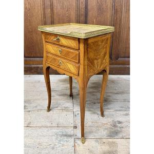 A Louis XV Period Marquetry Side Table Or Chiffonier. 18th Century 