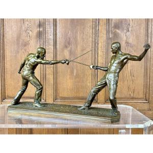 Nicolas Mayer - Fencing Bronze Entitled