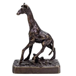 Miniature Animal Bronze The Giraffe Nineteenth Time