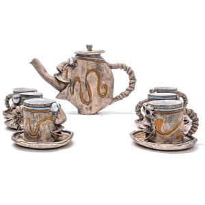 Anthropomorphic Earthenware Service 50s/60s