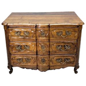 Curved Crossbow Commode In Walnut Eighteenth Time