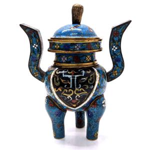 Nineteenth Chinese Cloisonne Perfume Burner