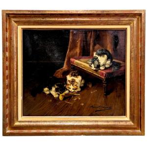 The Kittens Eat A Bird Nineteenth Time By Brunel De Neuville