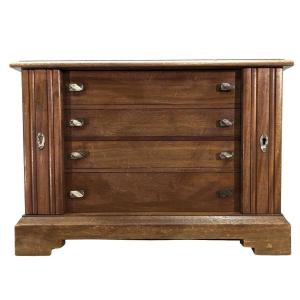 Cutlery Set In Silver Metal In Its Box Maison Morlot