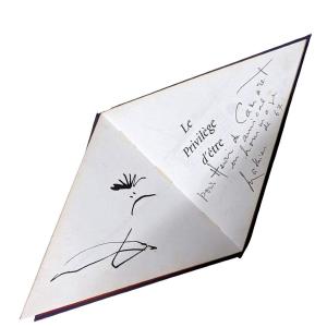 The Privilege Of Being By Georges Mathieu With Drawings And Dedication Edition Of 1000 Copies