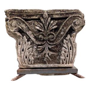Fragment Carved Column Element (archaeology)