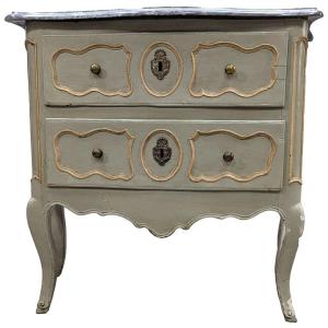 Louis XV Provence Lacquered Chest Of Drawers 18th Century