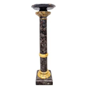 Neoclassical Column In Sienna Marble And Portor, Circa 1900