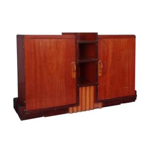 Mahogany Sideboard In The Art Deco Cubist Style