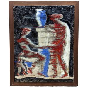 20th Century Ceramic Plaque