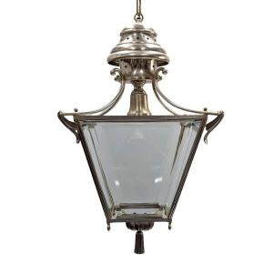Silver-plated Bronze Lantern Chandelier