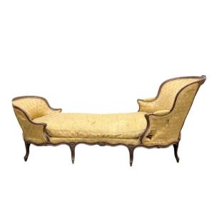 18th Century Duchesse Chaise Longue In Walnut
