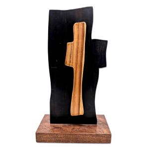 Ebony And Rosewood Cross Attributed To A Noll