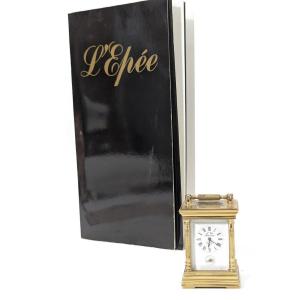 Bronze Travel Clock By l'épée