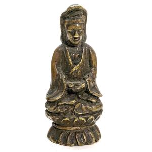 Statuette Of A 19th Century Asian Divinity