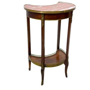 Louis XVI Style Mahogany Bedside Table, 19th Century