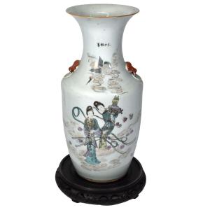Canton Porcelain Vase Circa 1900