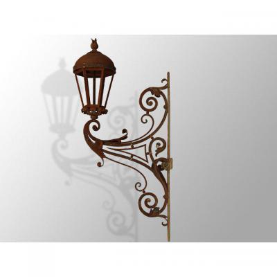 Wrought Iron Lantern Regency Style