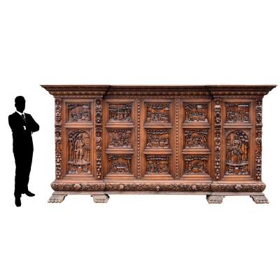   Richly Carved Renaissance Cabinet