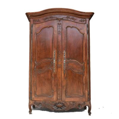 Wardrobe Nimoise Wedding Louis XV Eighteenth Time Walnut Restore