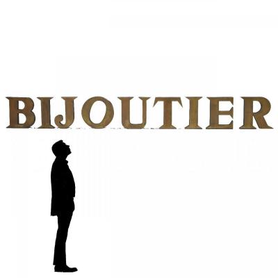 Sign Sign From Front Of Jewelry Around 1950