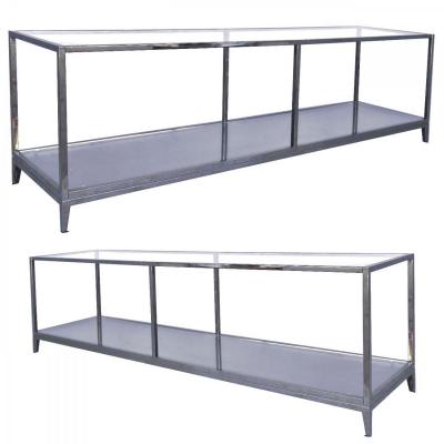 Pair Of Drapier Table Or Console Design 2000 Burberry Cannes