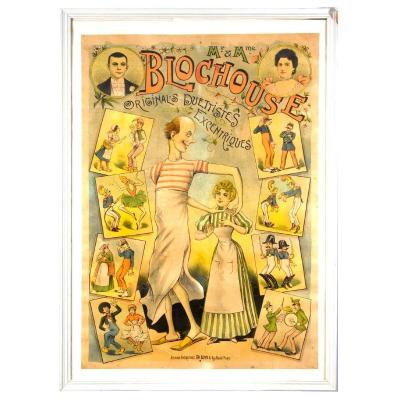 American Poster Ch Levy Mr And Mrs Blochouse Eccentric Duettists