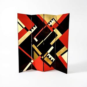 Geometric Art Deco Screen