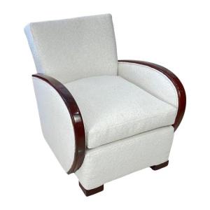 Belgian Art Deco Club Chair From The 1930s
