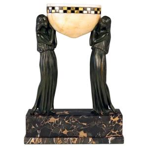 Art Deco Sculpture By Pierre Le Faguays – The Water Carriers