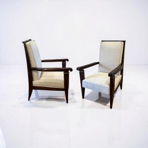 Pair Of Armchairs Attributed To Maxime Old