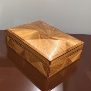Straw Marquetry Box