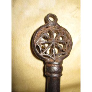 Wrought Iron Venetian Key. 16th Century.