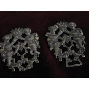 Baroque Silver Buckle From A 17th Or 18th Century Rain Cape