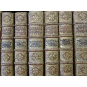 Analecta Belgica. Vita Viglii Ab Ayta Zuihemi. 6 Beautifully Bound Volumes.