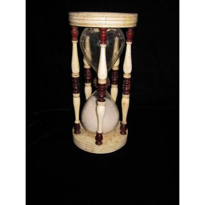 Hourglass, Bone Marquetry. Italian Work Of S. XVII